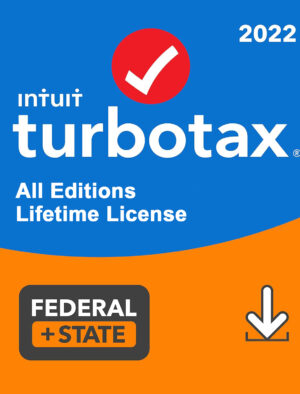 Intuit TurboTax Individual 2022 US-All Editions [Lifetime License]